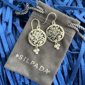 Silpada “ Cut above earrings”